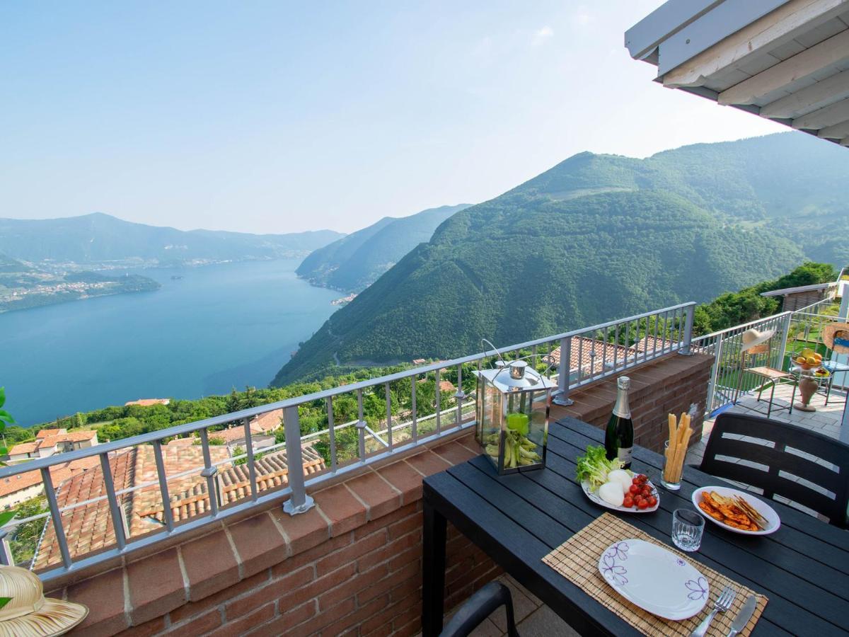 Van Gogh - Beautiful Lake Iseo View And Swimming Pool Parzanica Dış mekan fotoğraf